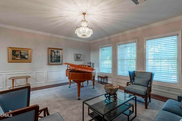 Chandelier, Interior, Living room, Piano