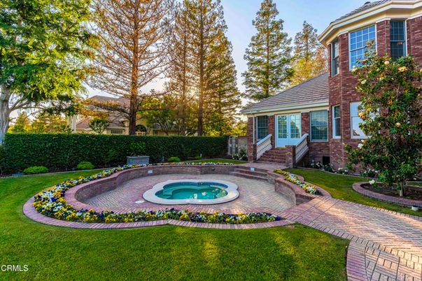 Backyard, Exterior, Facade, Brick Facade, Pool, None