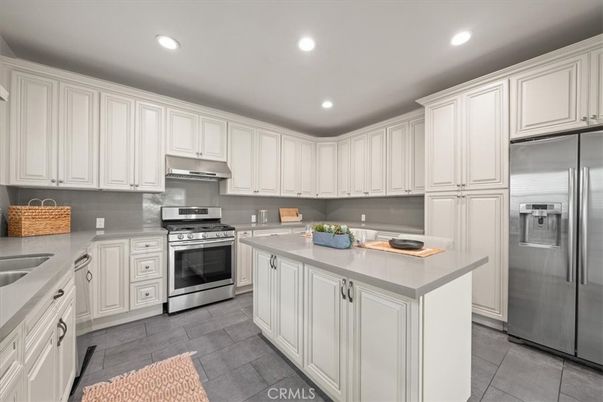 Interior, Kitchen, Recessed Lighting, Stainless Steel Appliances