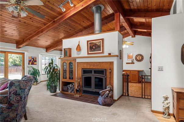 Fireplace, Interior, Wooden Beams, Wooden Ceilings