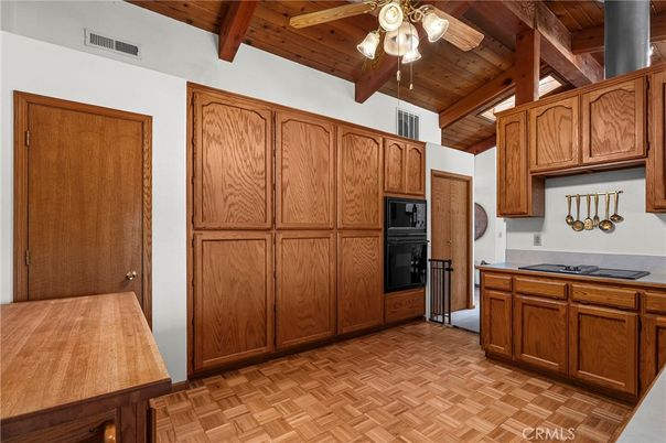 Interior, Kitchen, Wooden Beams, Wooden Ceilings, Wood Texture Flooring