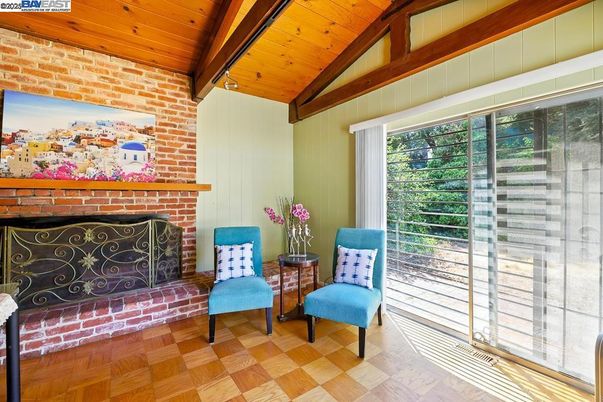 Fireplace, Interior, Stone Walls, Wooden Beams, Wooden Ceilings, Wood Texture Flooring