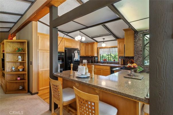 Interior, Kitchen, Wood Texture Flooring