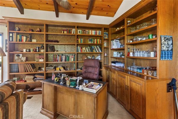 Home Office, Interior, Wooden Beams, Wooden Ceilings