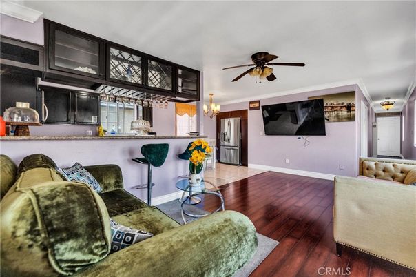 Chandelier, Interior, Kitchen, Living room, Wood Texture Flooring