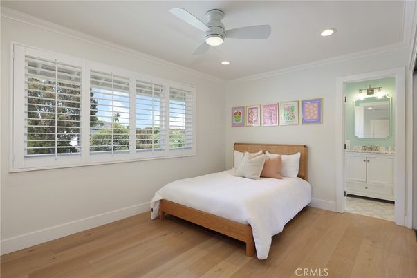 Bathroom, Bedroom, Interior, Recessed Lighting, Wood Texture Flooring