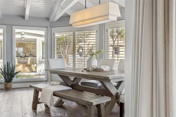 Dining room, Interior, Wood Texture Flooring
