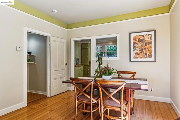Dining room, Interior, Wood Texture Flooring