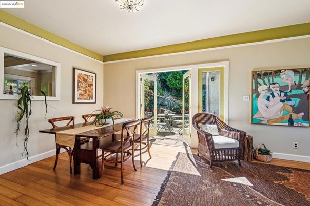 Dining room, Interior, Wood Texture Flooring