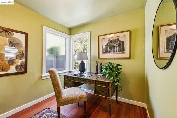 Home Office, Interior, Wood Texture Flooring