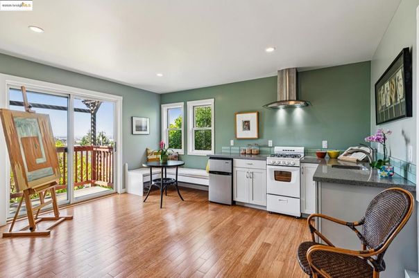 Home Office, Interior, Pendant Lights, Recessed Lighting, Wood Texture Flooring