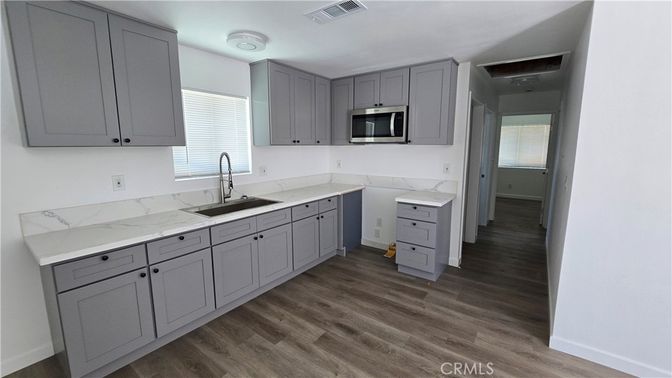 Interior, Kitchen, Wood Texture Flooring