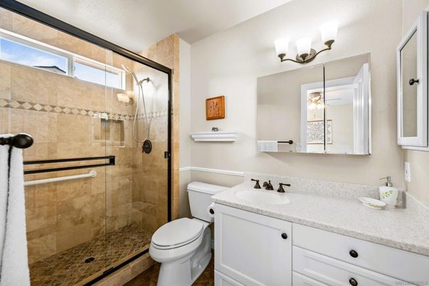 Bathroom, Glass Shower, Interior