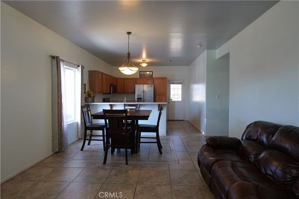 Dining room, Interior, Kitchen, Pendant Lights, Stainless Steel Appliances