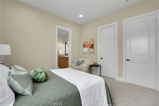 Bedroom, Interior, Recessed Lighting