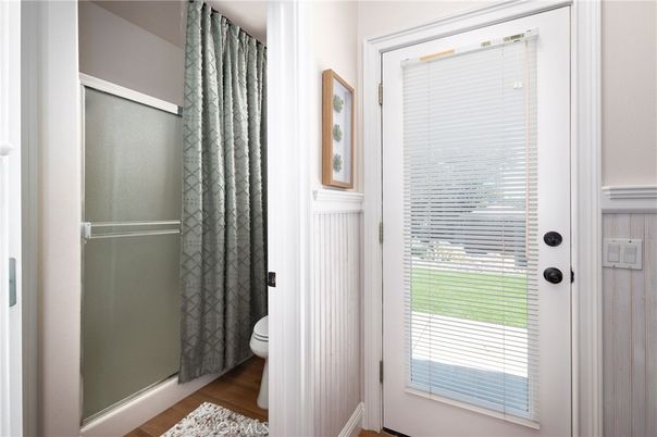 Bathroom, Interior, Wood Texture Flooring