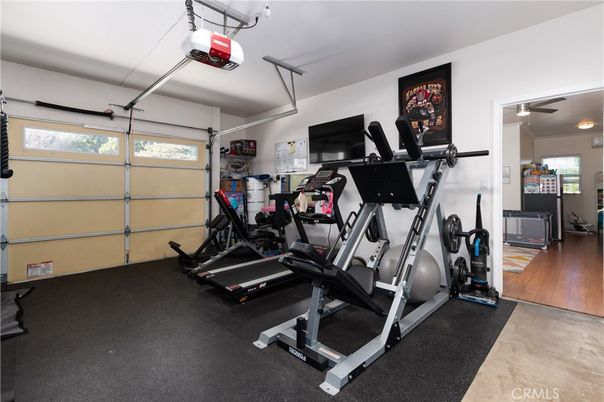 Fitness Equipment, Interior, Wood Texture Flooring