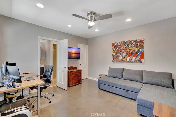 Home Office, Interior, Recessed Lighting
