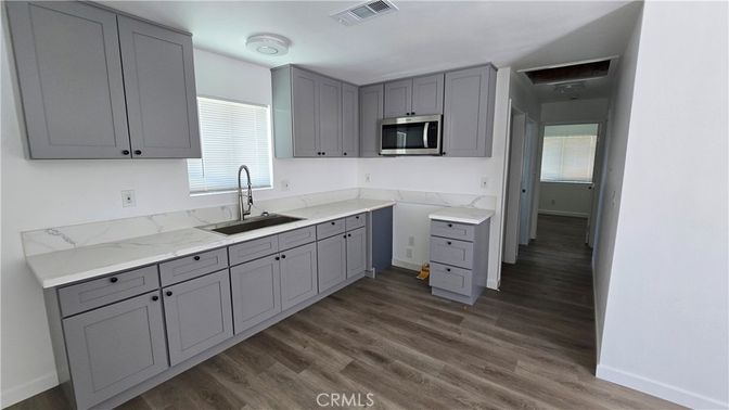 Interior, Kitchen, Wood Texture Flooring
