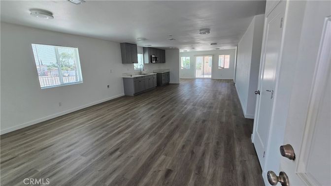 Empty room, Interior, Kitchen, Wood Texture Flooring