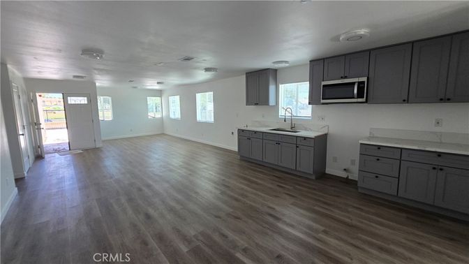 Empty room, Interior, Kitchen, Wood Texture Flooring