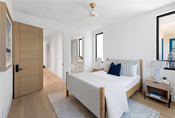 Bedroom, Interior, Wood Texture Flooring