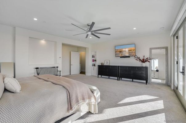 Bedroom, Interior, Recessed Lighting