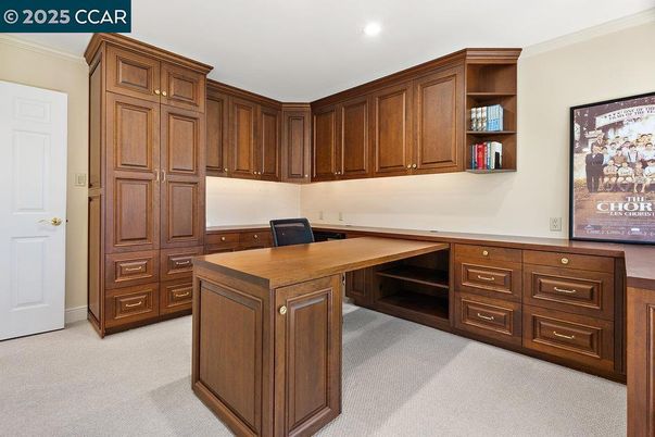 Home Office, Interior, Recessed Lighting