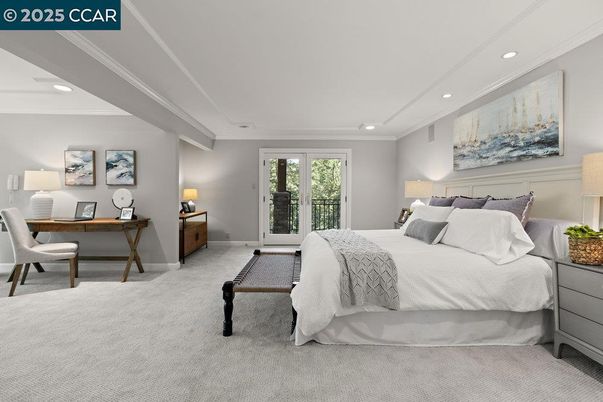 Bedroom, Home Office, Interior, Recessed Lighting