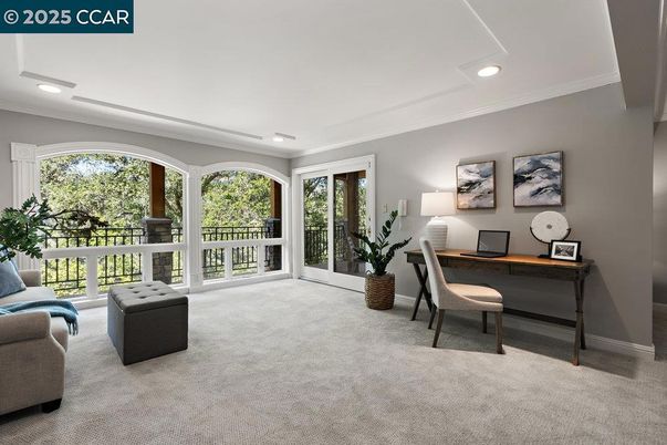 Home Office, Interior, Recessed Lighting