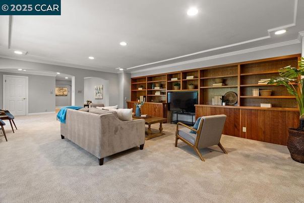 Interior, Living room, Recessed Lighting