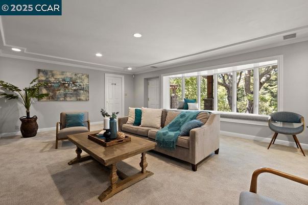 Interior, Living room, Recessed Lighting