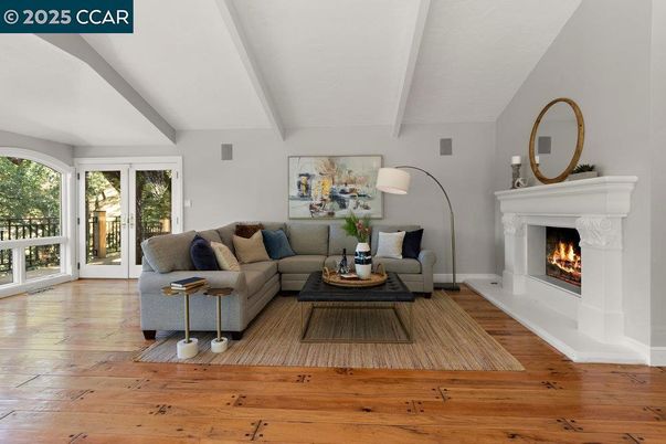 Fireplace, Interior, Living room, Wood Texture Flooring
