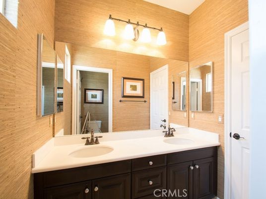 Bathroom, Dual Sink Vanities, Interior, Wooden Walls
