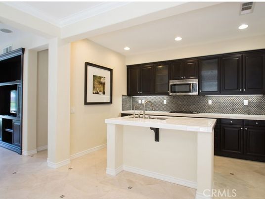 Interior, Kitchen, Recessed Lighting, Tile Countertops