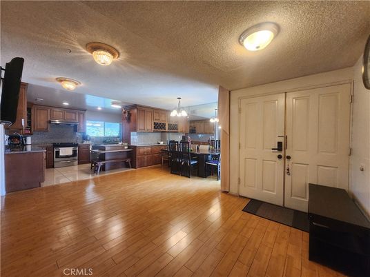 Chandelier, Dining room, Interior, Kitchen, Pendant Lights, Wood Texture Flooring