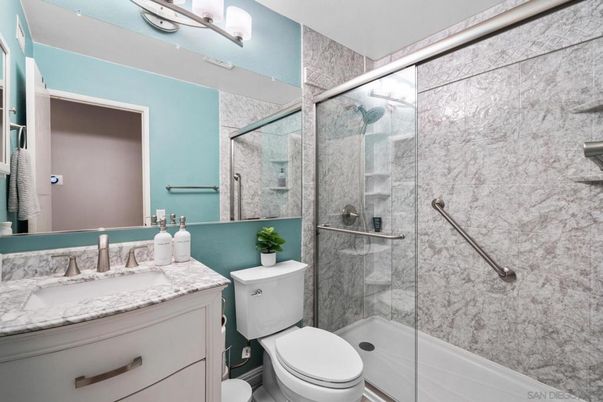 Bathroom, Glass Shower, Interior