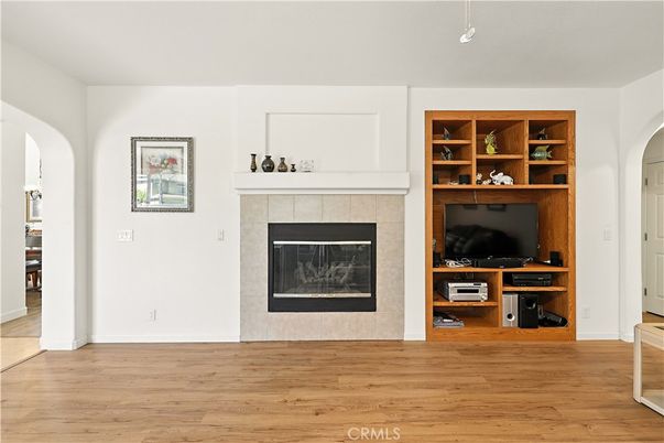Fireplace, Interior, Wood Texture Flooring