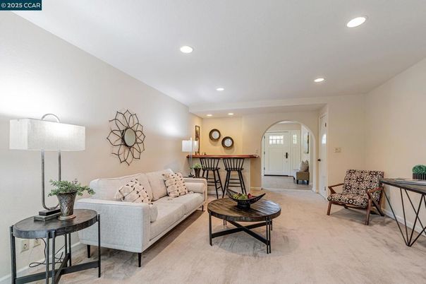 Interior, Living room, Recessed Lighting