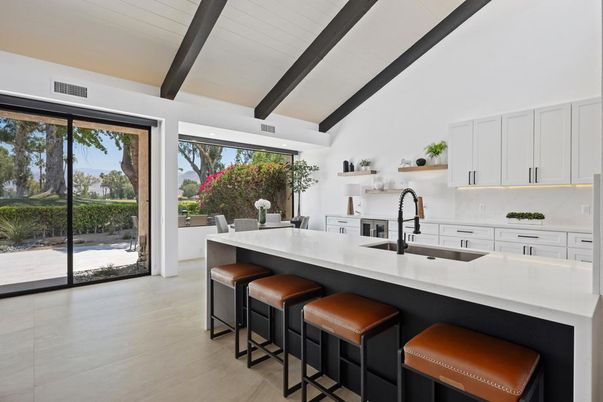 Interior, Kitchen, Wooden Beams, Wood Texture Flooring