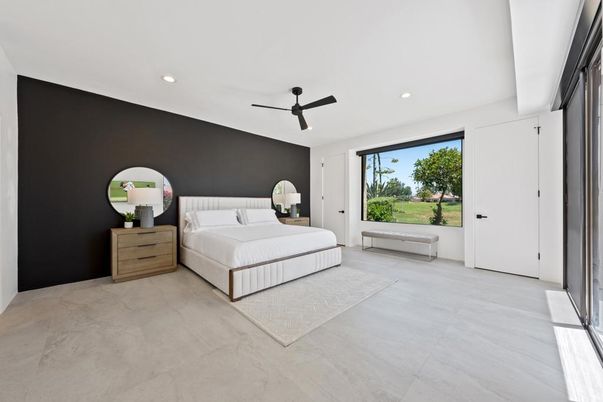 Bedroom, Interior, Recessed Lighting