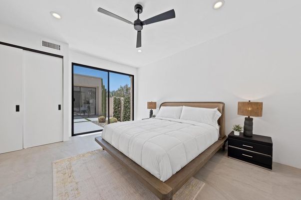 Bedroom, Interior, Recessed Lighting