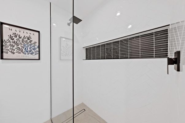 Bathroom, Glass Shower, Interior