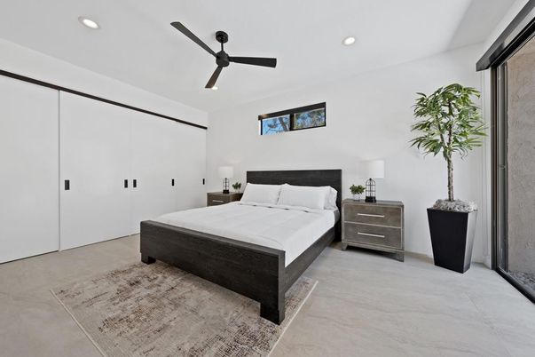 Bedroom, Interior, Recessed Lighting
