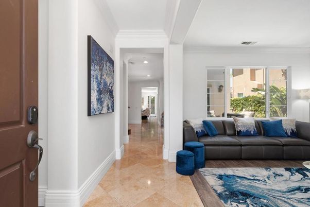 Interior, Living room, Recessed Lighting