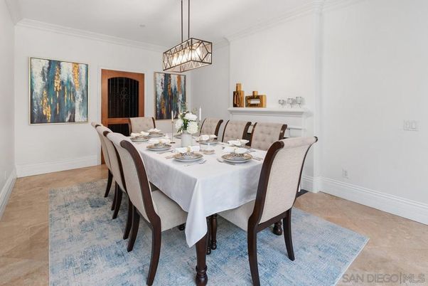 Dining room, Interior, Pendant Lights