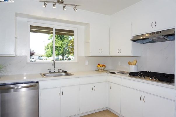 Interior, Kitchen, Marble Walls, Stainless Steel Appliances