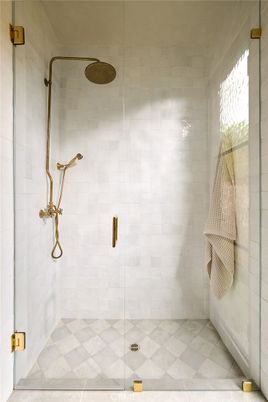 Bathroom, Glass Shower, Interior