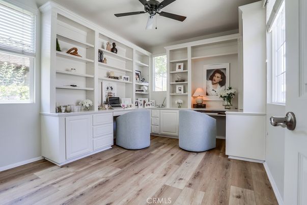 Home Office, Interior, Wood Texture Flooring