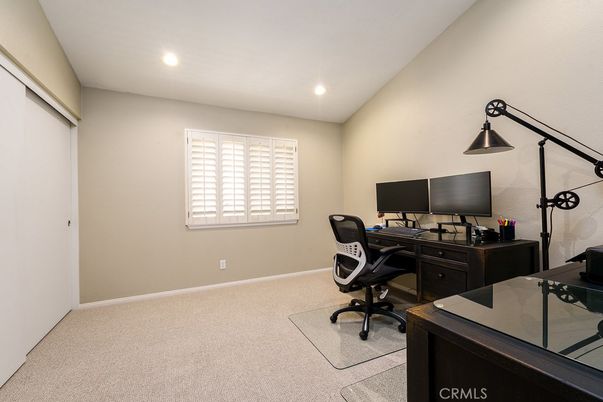 Home Office, Interior, Recessed Lighting
